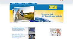 Desktop Screenshot of estec-solar.at
