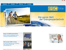 Tablet Screenshot of estec-solar.at